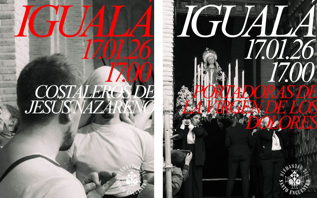 La Hermandad convoca las igualás de sus pasos titulares para la Semana Santa 2026